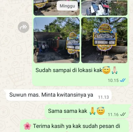 Pengiriman Papan Bunga Duka Pamulang Barat