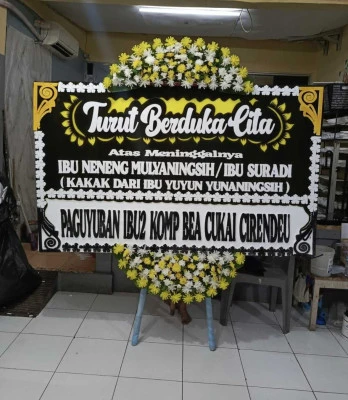 Papan Bunga di Pamulang Barat